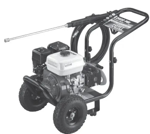 EXCELL ZR3600 Pressure Washer Manual and parts